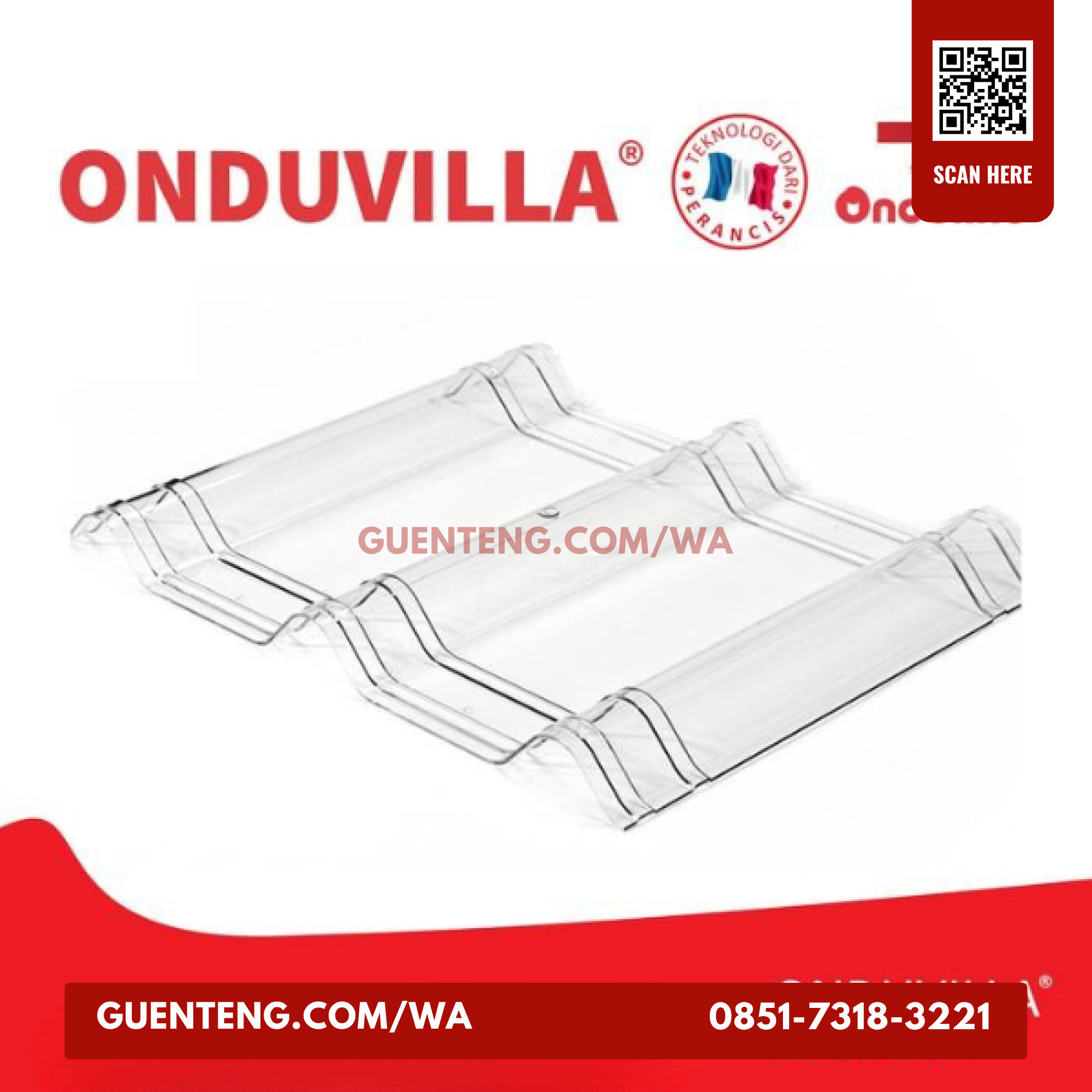 Genteng Onduvilla Clear Tile