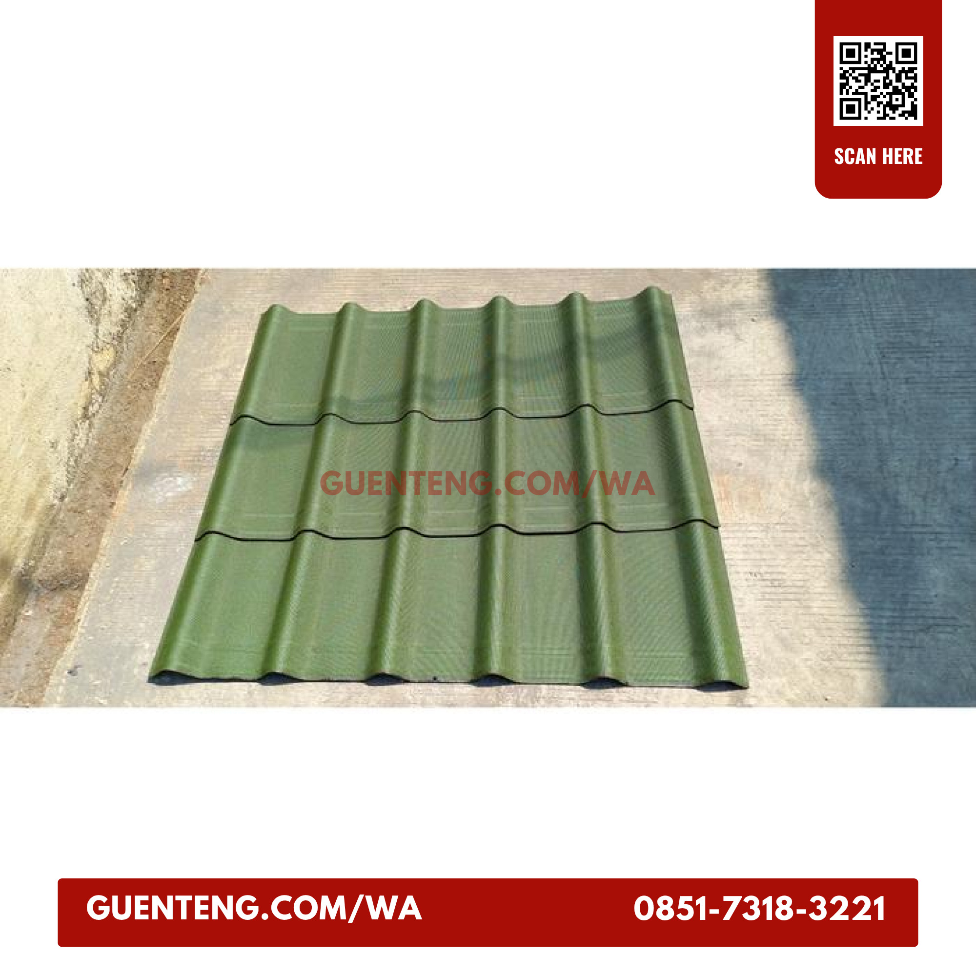 Genteng Onduvilla Green Tile