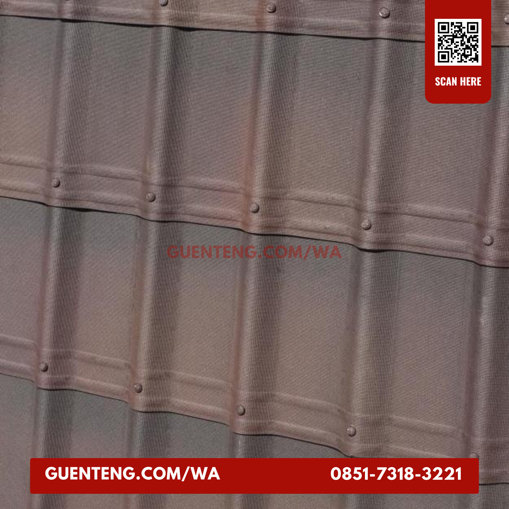 Genteng Onduvilla Shaded Brown