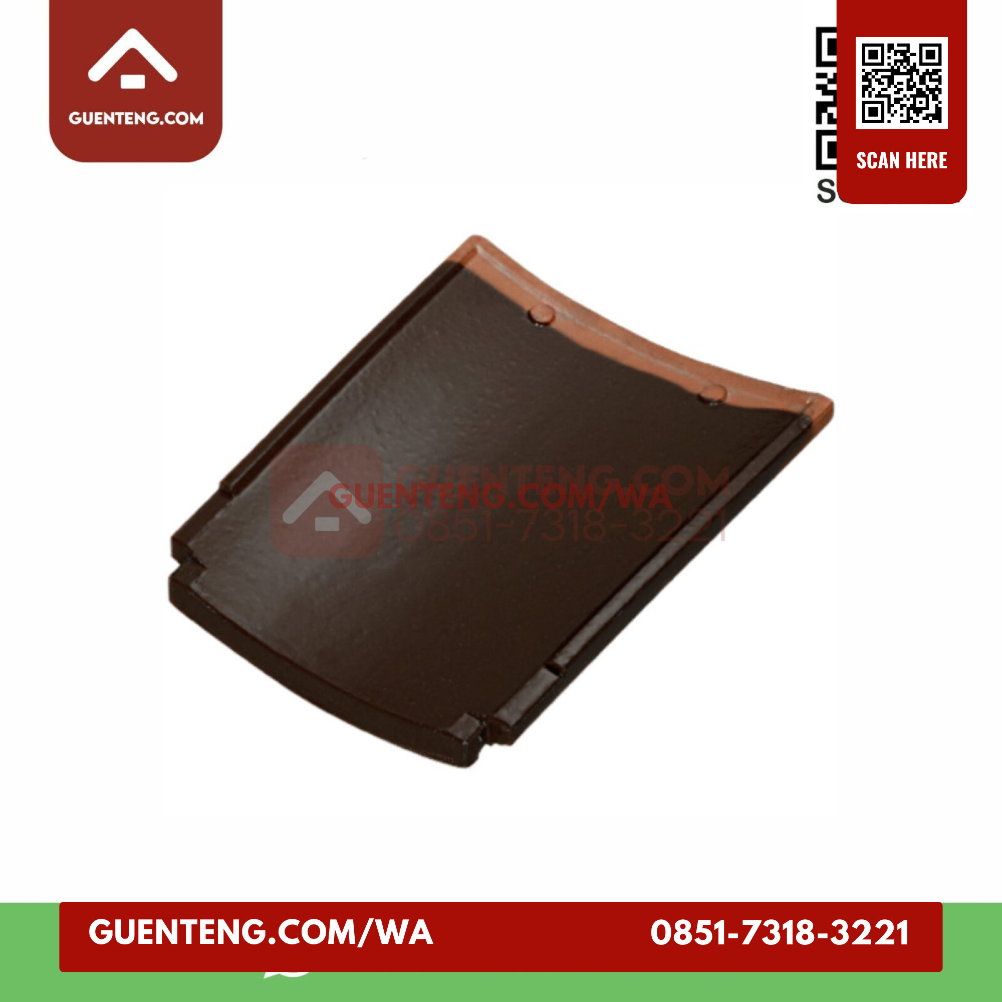 Genteng Setengah Espanica Ke 5 Genteng Setengah Brown Espanica Ke 5 Grade
