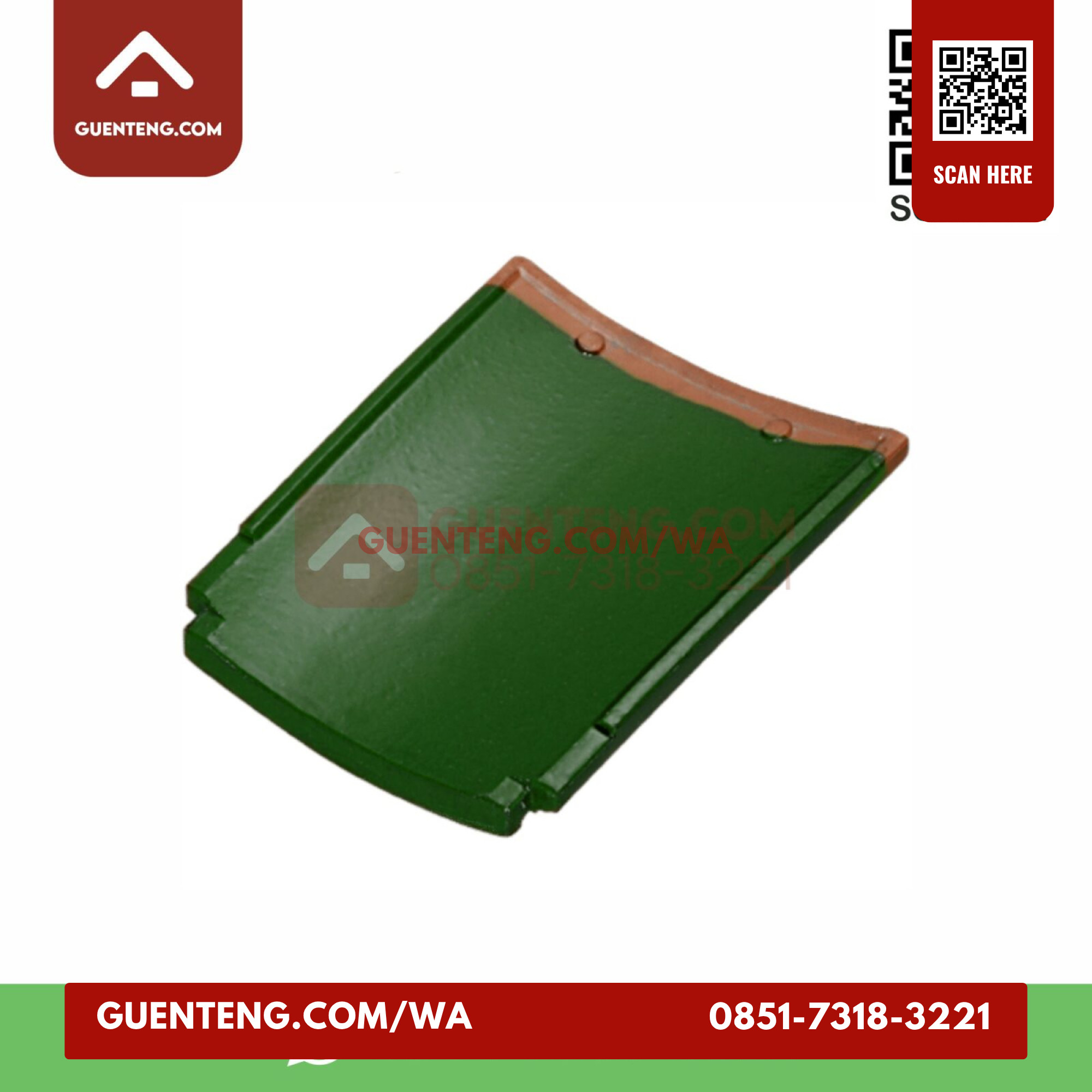 Genteng Setengah Espanica Ke 5 Genteng Setengah Green Espanica Ke 5 Grade