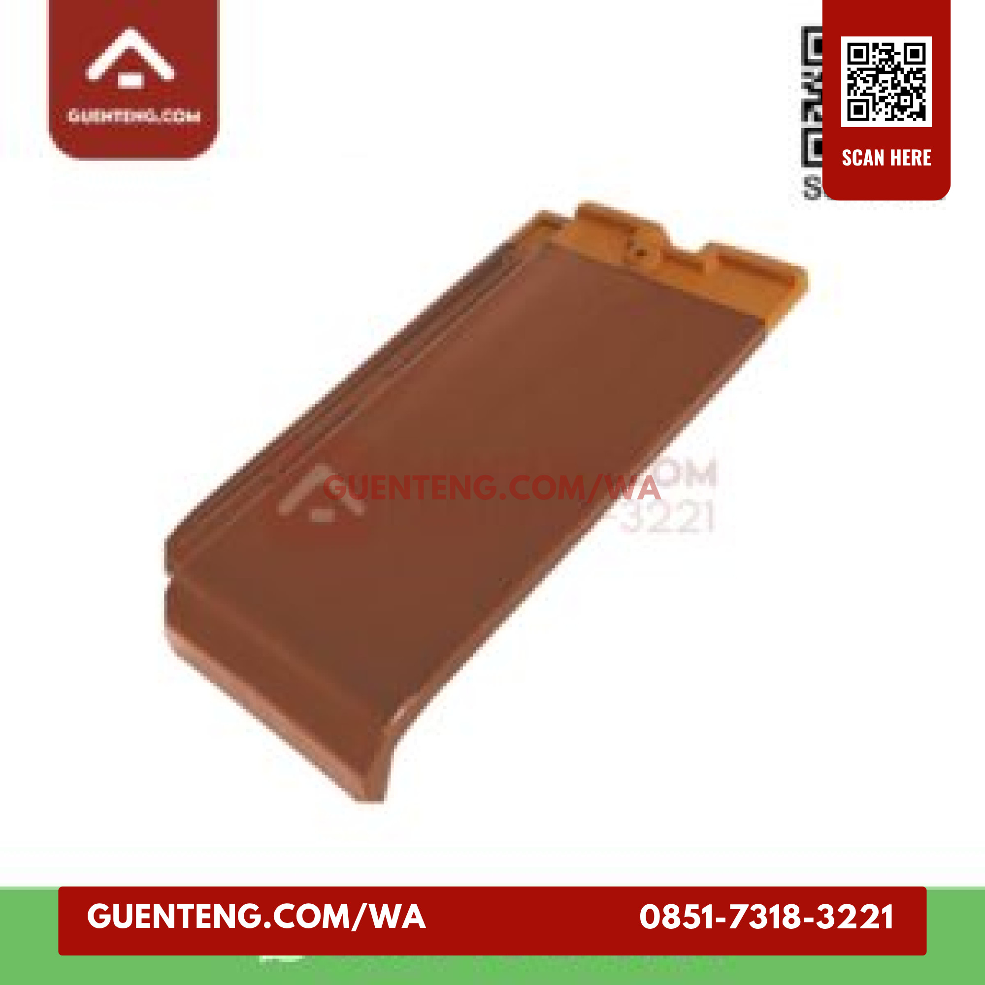 Genteng Setengah Kanmuri Full Flat Kff 5 Genteng Setengah Medi Orange Full Flat Kff 5 Grade