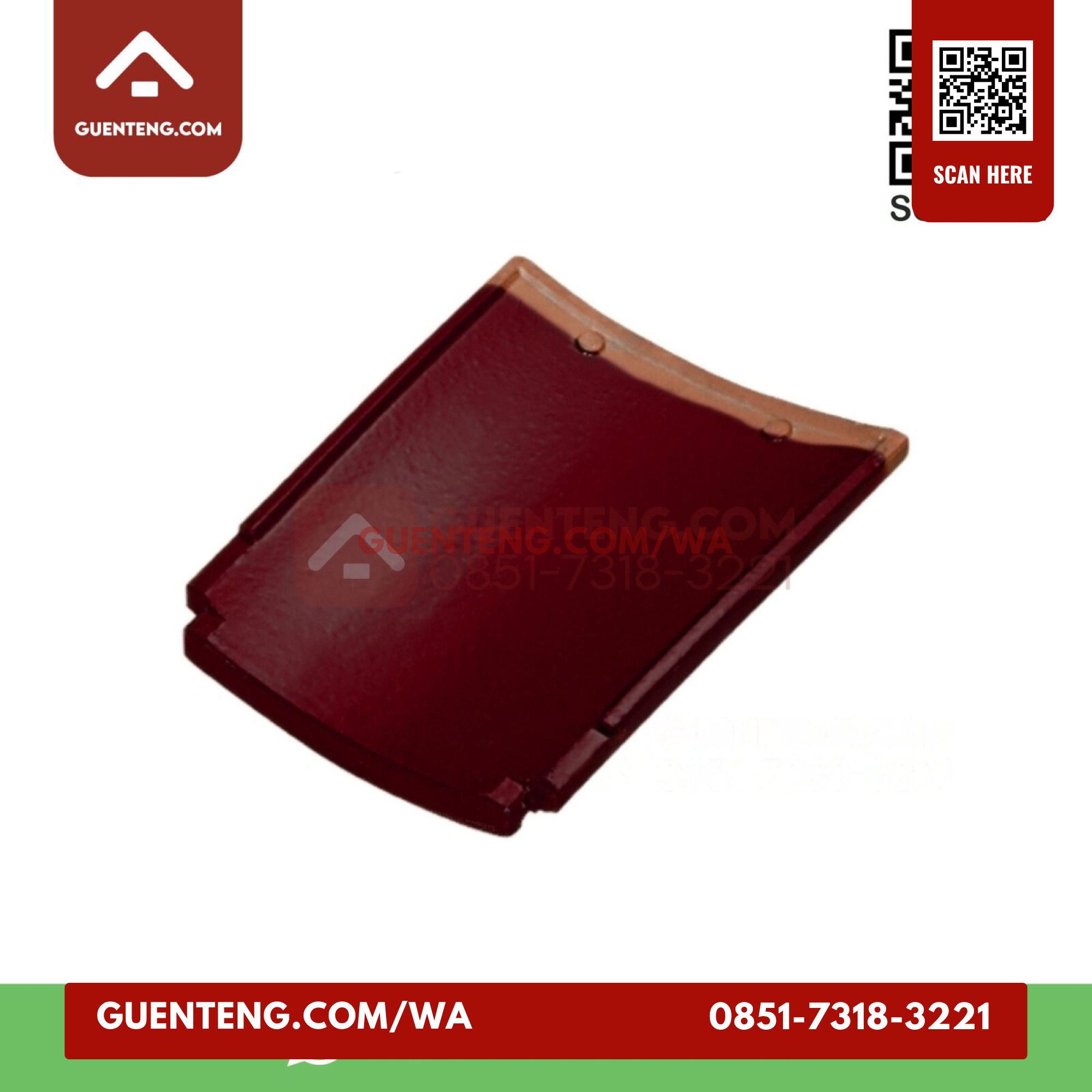 Genteng Setengah Milenio Km 5 Genteng Setengah Maroon Milenio Km 5 Grade
