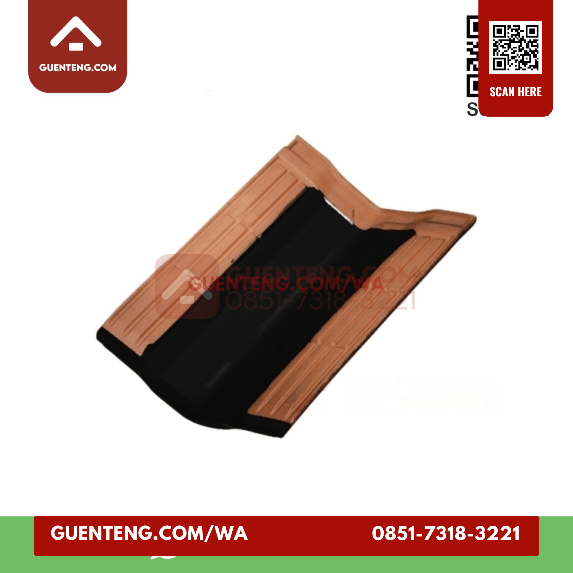 Genteng Talangvalley Tile Espanica Ke 12 Genteng Talangvalley Tile Diamond Black Espanica K