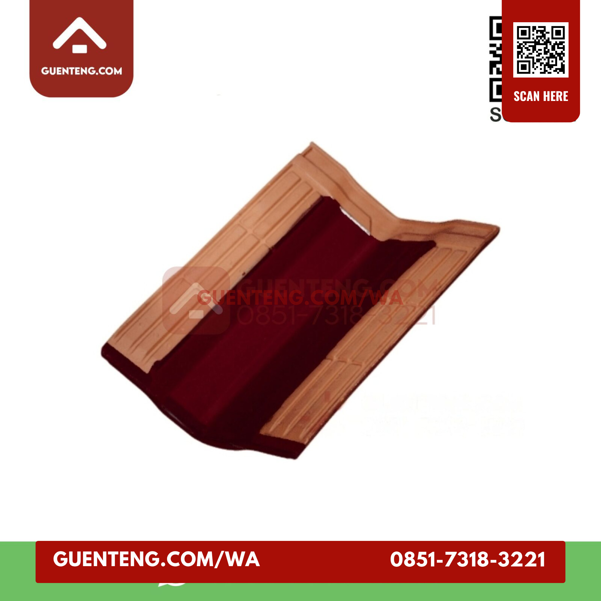 Genteng Talangvalley Tile Espanica Ke 12 Genteng Talangvalley Tile Maroon Espanica Ke 12 Gr