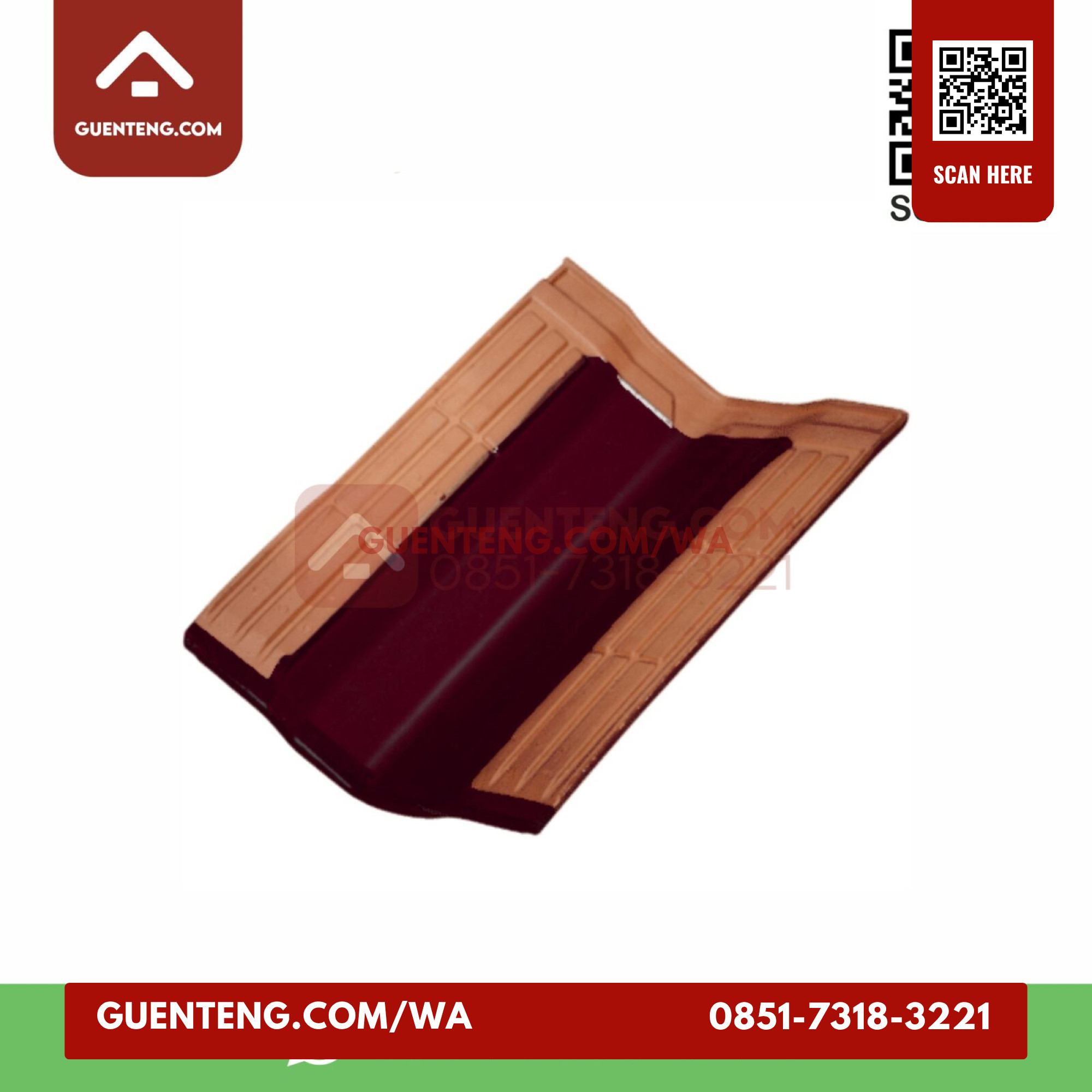 Genteng Talangvalley Tile Espanica Ke 12 Genteng Talangvalley Tile Wine Red Espanica Ke 12