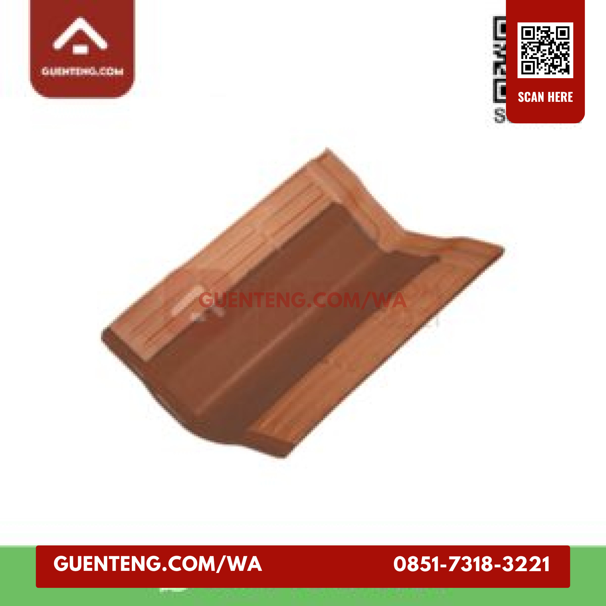 Genteng Talangvalley Tile Kanmuri Full Flat Kff 12 Genteng Talangvalley Tile Medi Orange Full Flat Kf