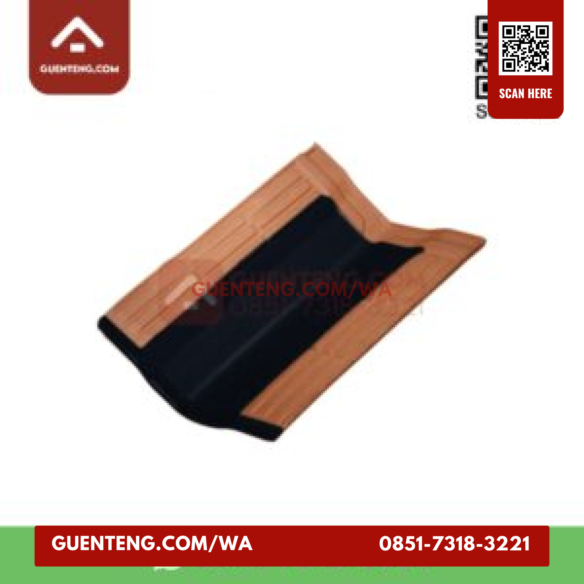Genteng Talangvalley Tile Kanmuri Full Flat Kff 12 Genteng Talangvalley Tile Onyx Black Full Flat Kff