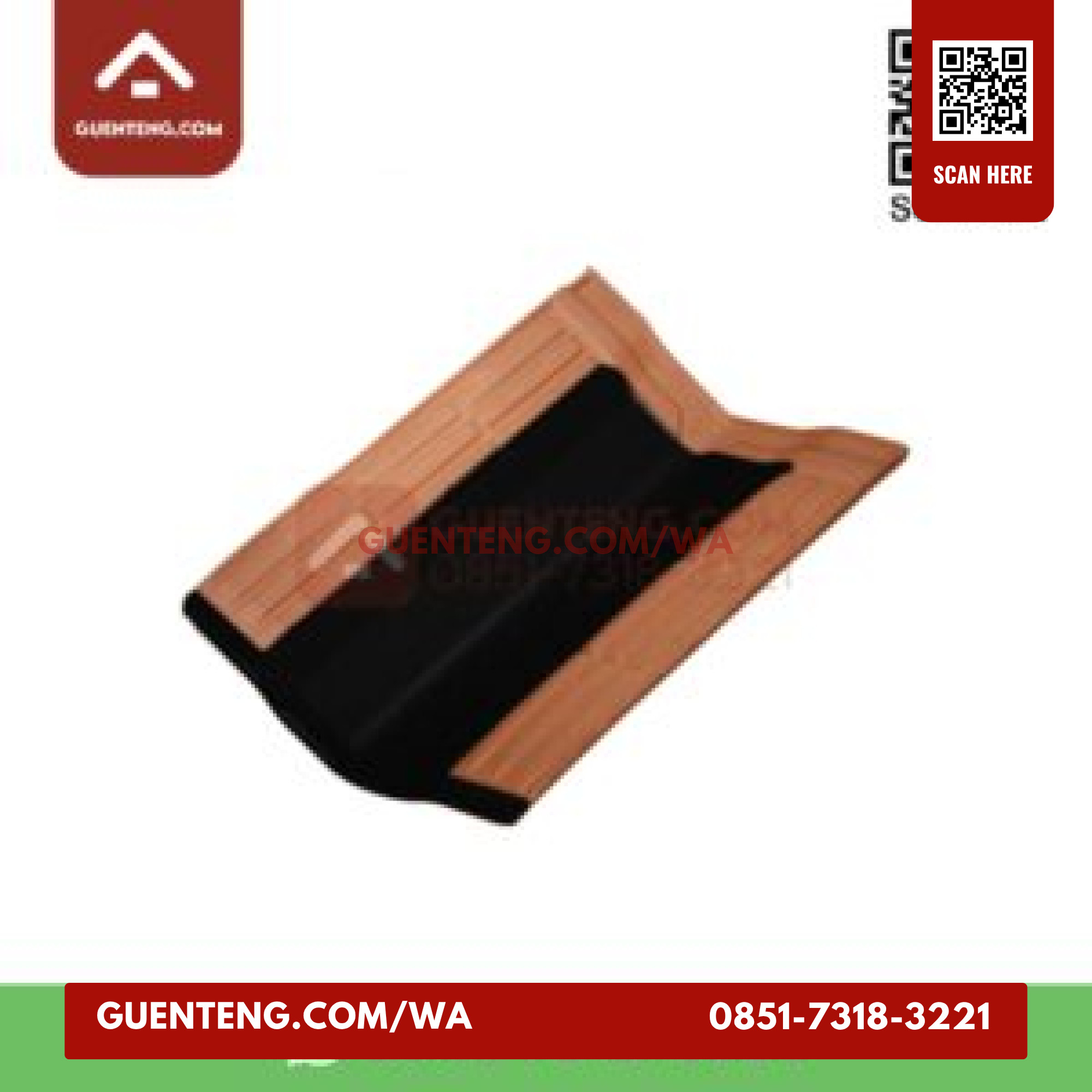 Genteng Talangvalley Tile Kanmuri Full Flat Kff 12 Genteng Talangvalley Tile Silk Black Full Flat Kff