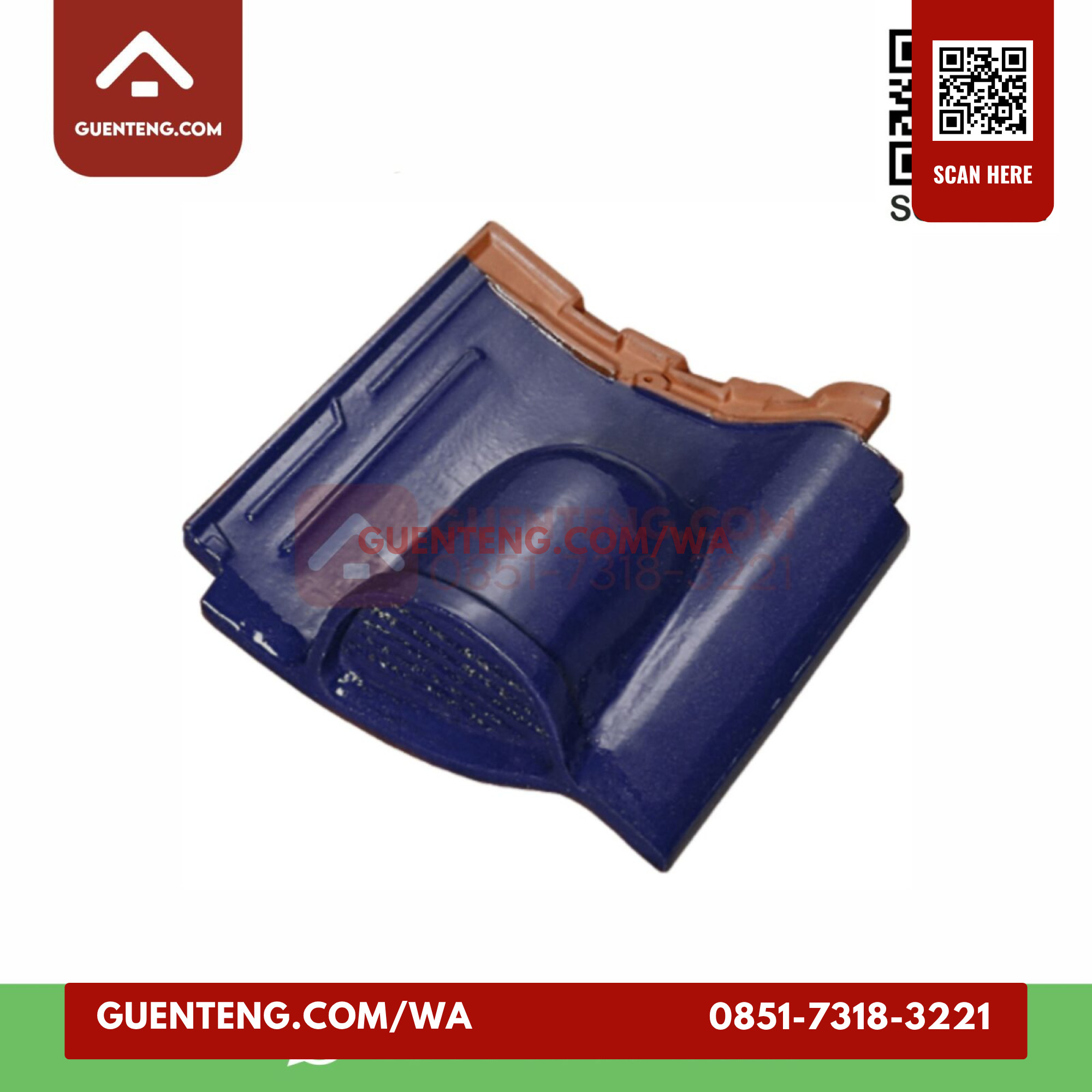 Genteng Ventilasi Espanica Ke 14 Genteng Ventilasi Admiral Blue Espanica Ke 14 Grad