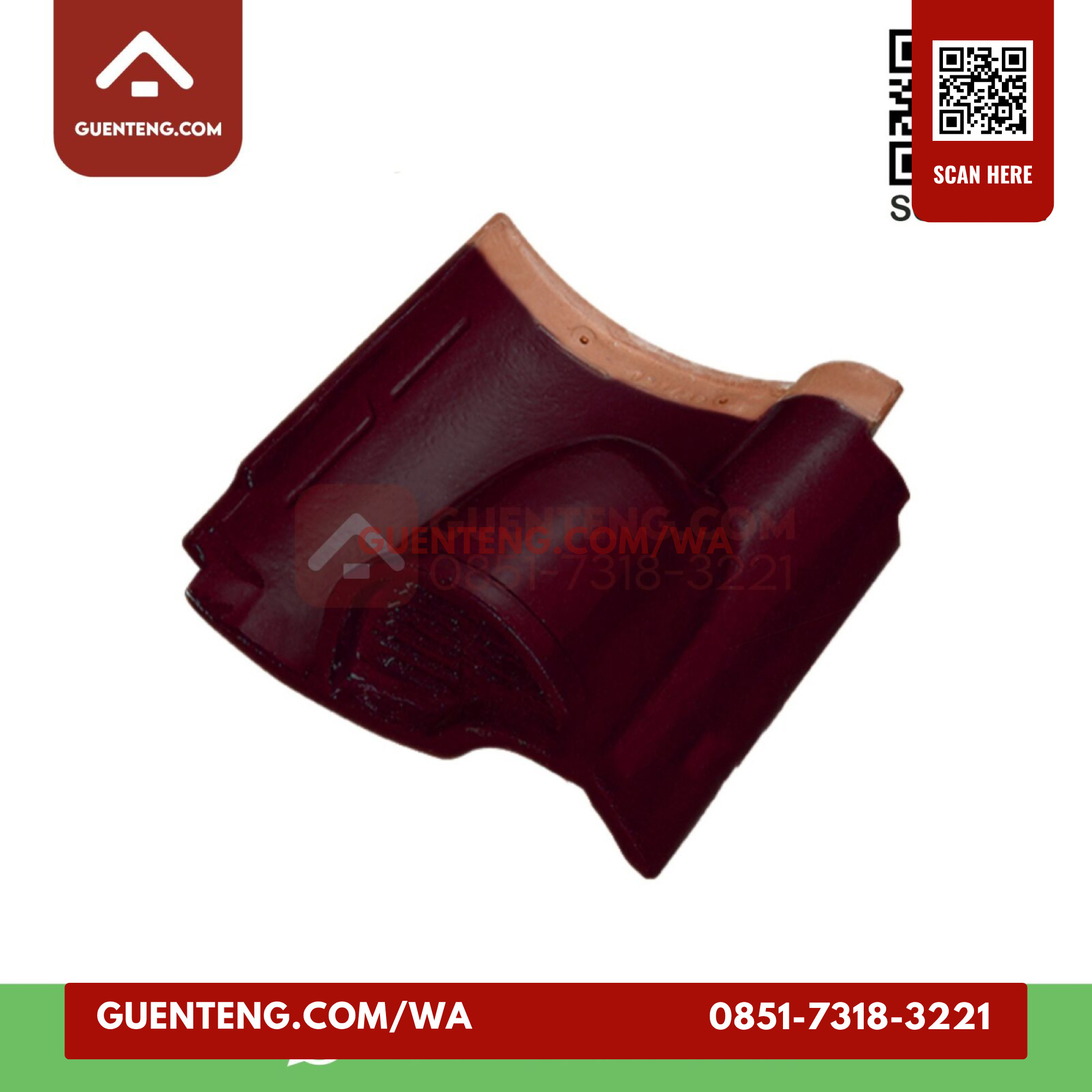 Genteng Ventilasi Espanica Ke 14 Genteng Ventilasi Wine Red Espanica Ke 14 Grade