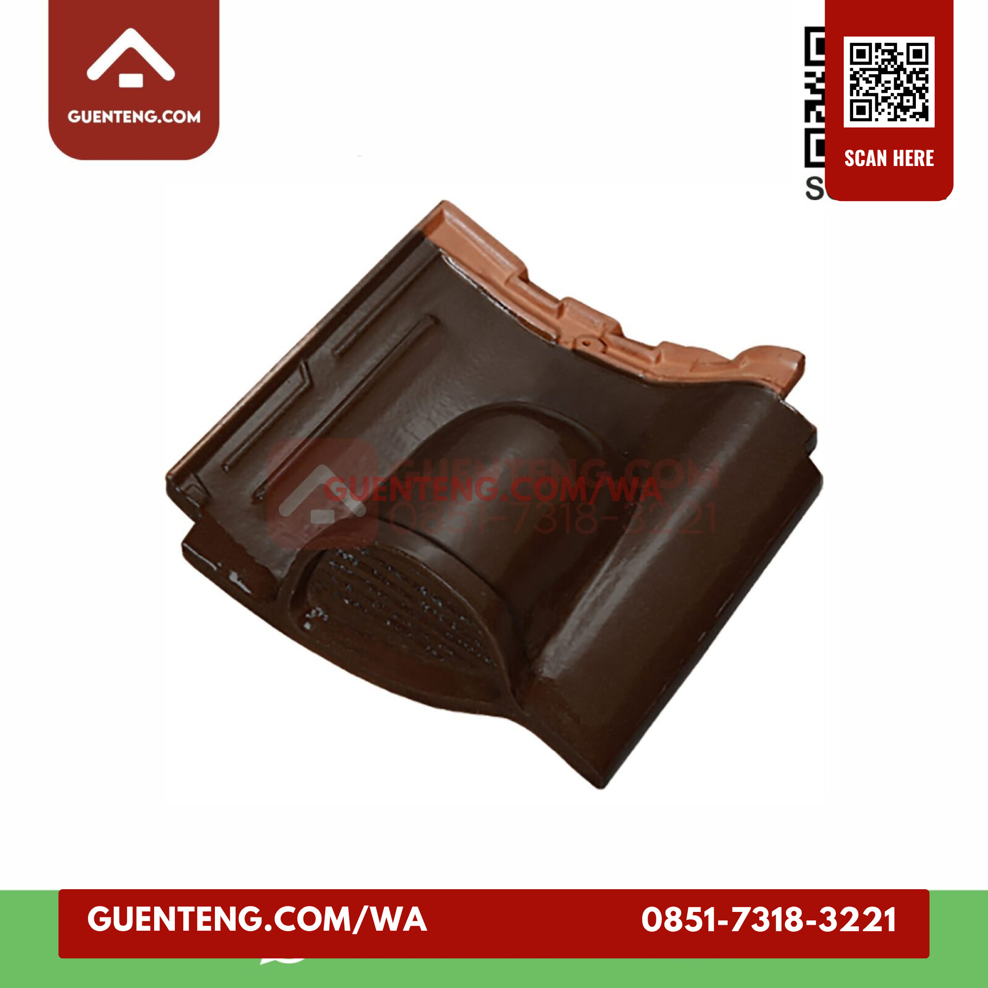 Genteng Ventilasi Milenio Km 14 Genteng Ventilasi Medi Brown Milenio Km 14 Grade