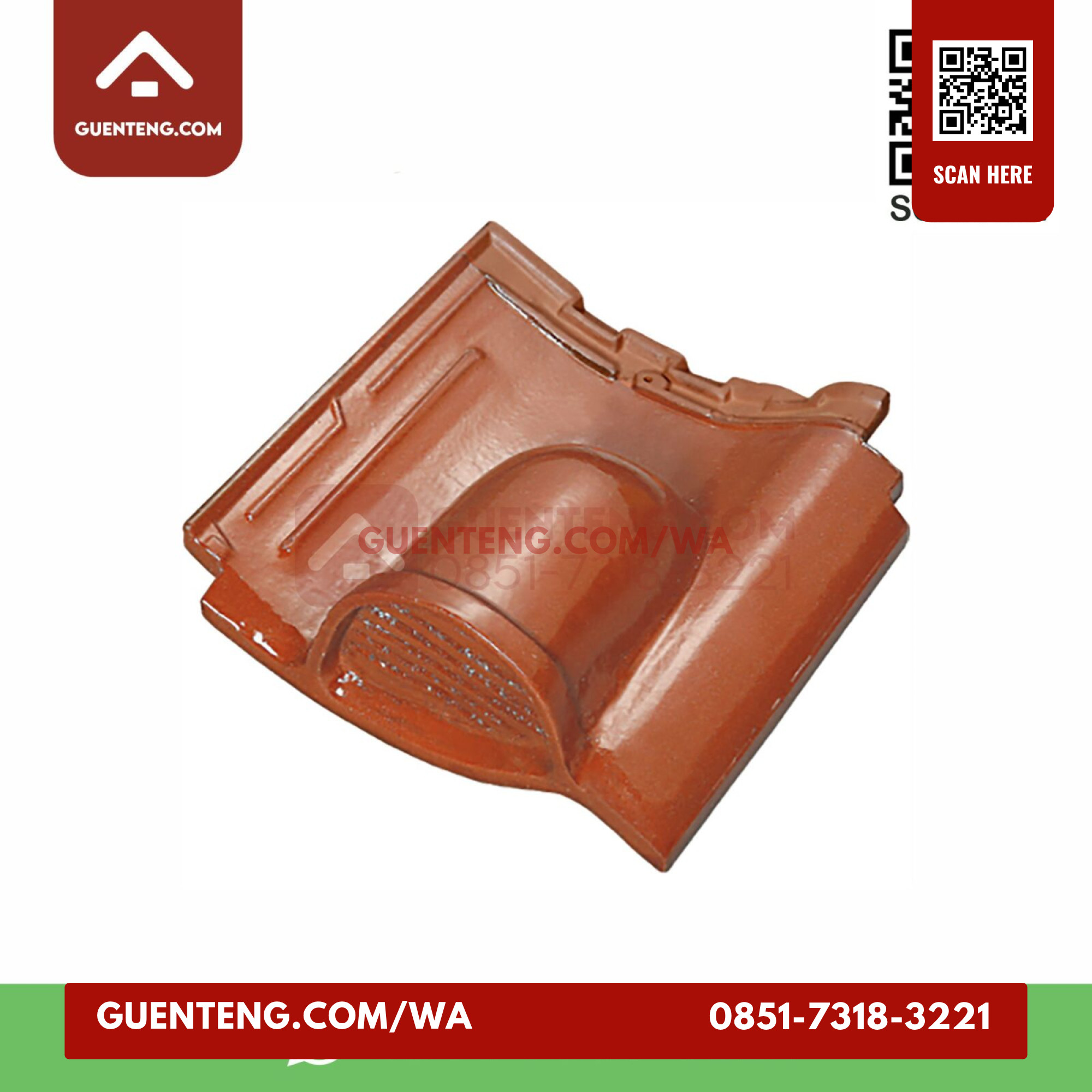 Genteng Ventilasi Milenio Km 14 Genteng Ventilasi Medi Red Milenio Km 14 Grade