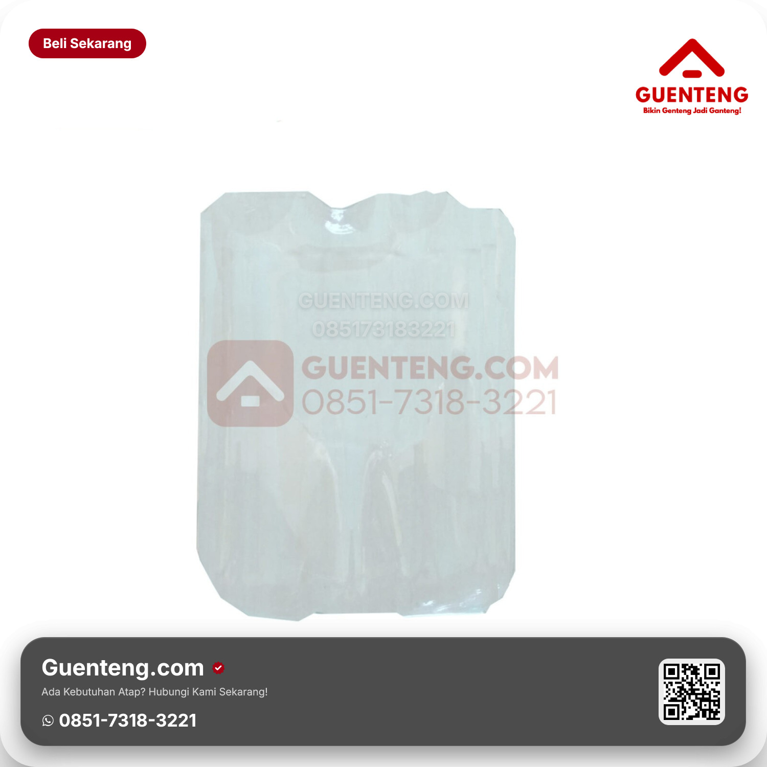 Genteng Kaca 5 mm Mantili