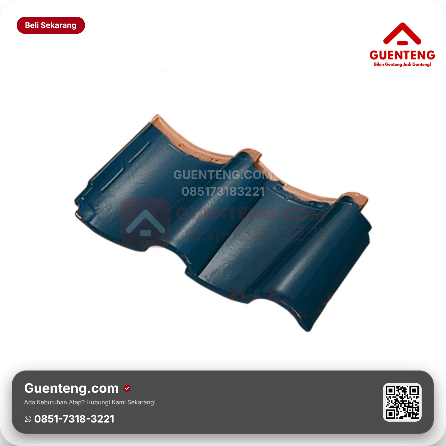 Genteng Keramik Dobel/Double Tile Kanmuri Espanica Aksesoris Tosca Grade 2