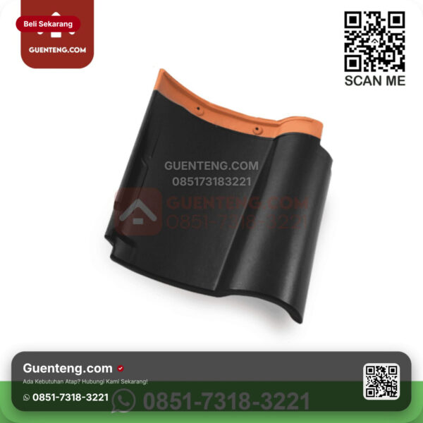 Genteng Keramik Kanmuri - Espanica Genteng Utama Kanmuri Espanica Grade 2 Diamond Black