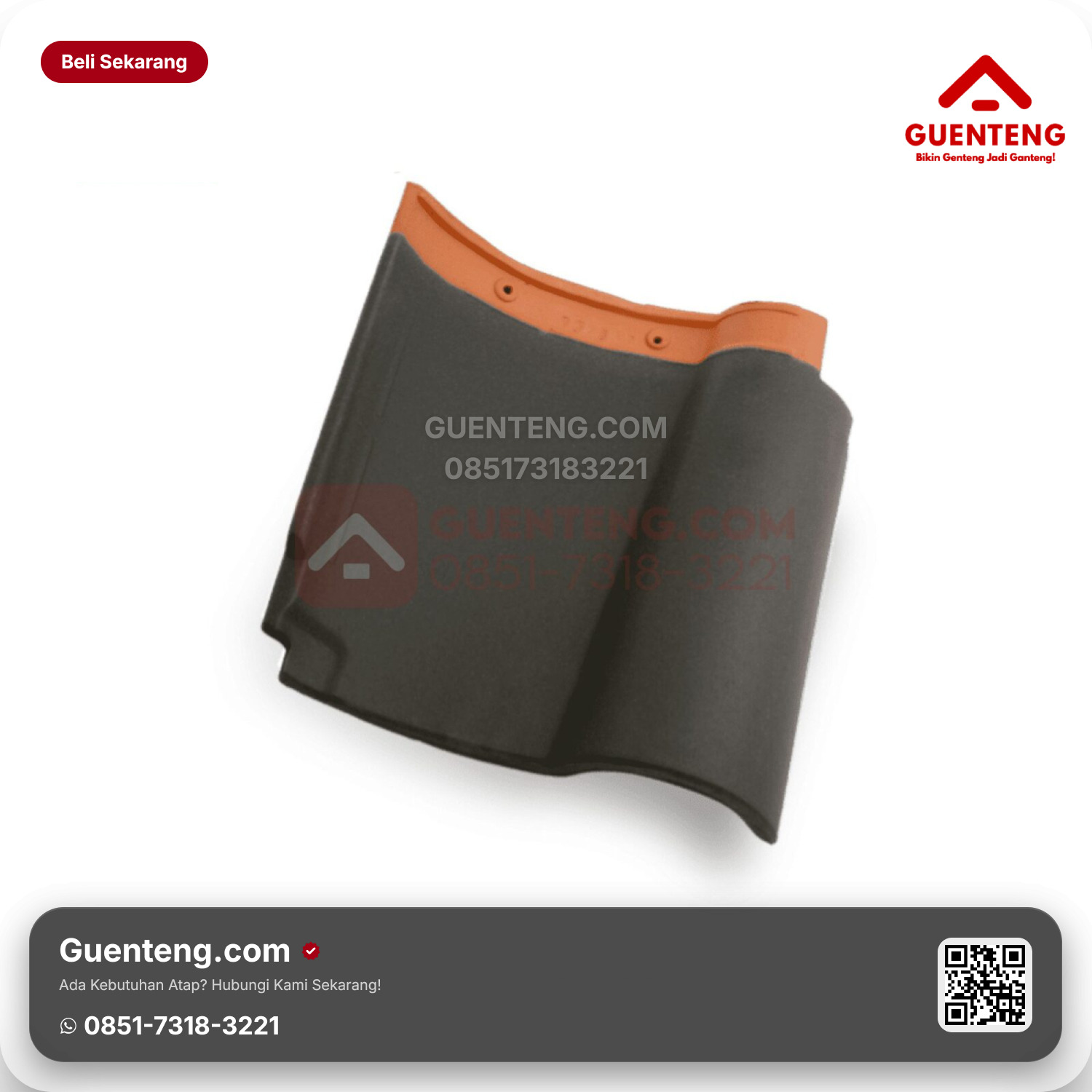Genteng Keramik Kanmuri Espanica Utama Medi Grey Grade 3