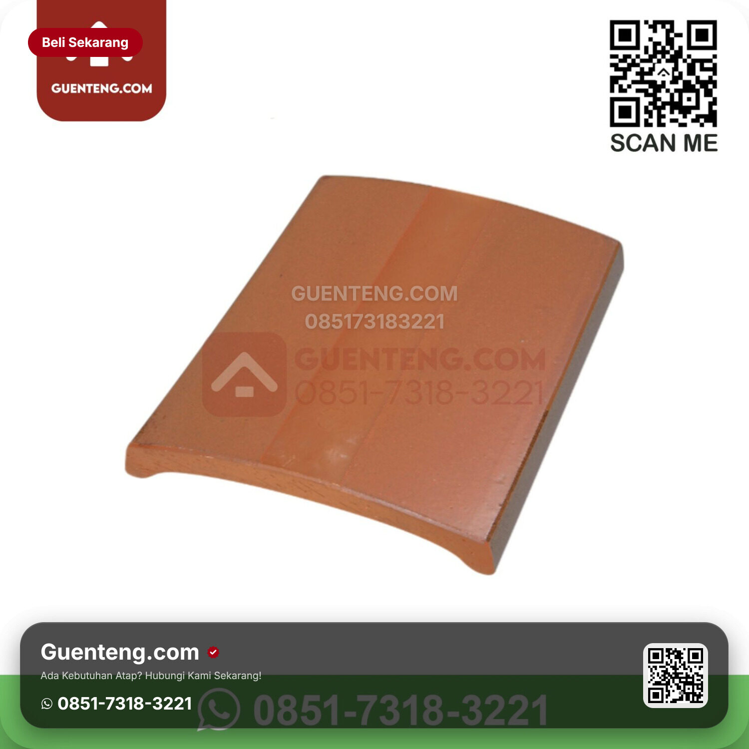 Keramik Kanmuri Kanmuri Espanica Genteng Lapping Tile Kanmuri Espanica Unglazed Grade 1 Pcs