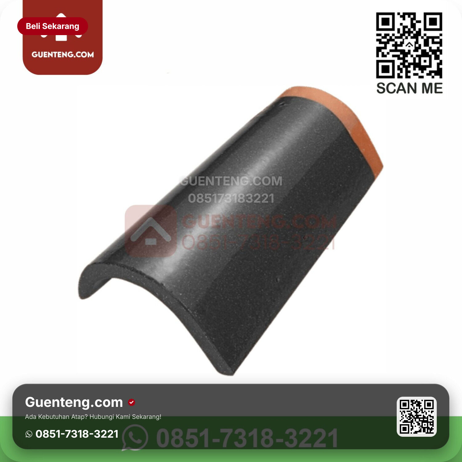 Genteng Keramik Kanmuri – Espanica Aksesoris Genteng Lisplang Kanan Kanmuri Espanica Grade 1 Medi Grey