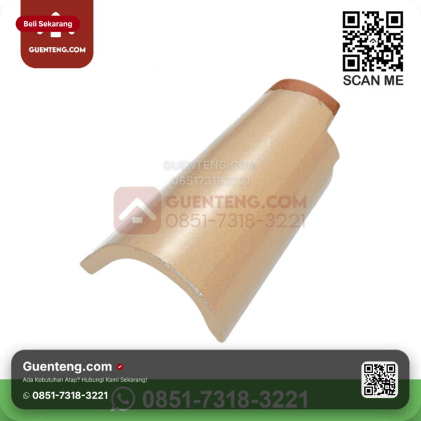 Genteng Keramik Kanmuri - Espanica Aksesoris Genteng Lisplang Kiri Kanmuri Espanica Grade 1 Medi Magnolia