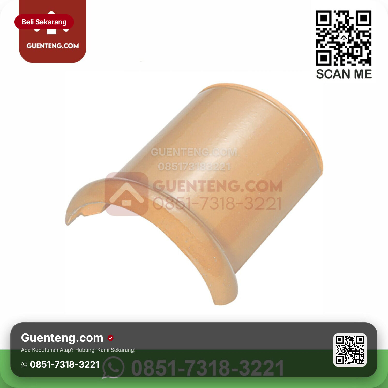 Genteng Keramik Kanmuri – Espanica Aksesoris Genteng Nok Atas Kanmuri Espanica Grade 1 Medi Magnolia