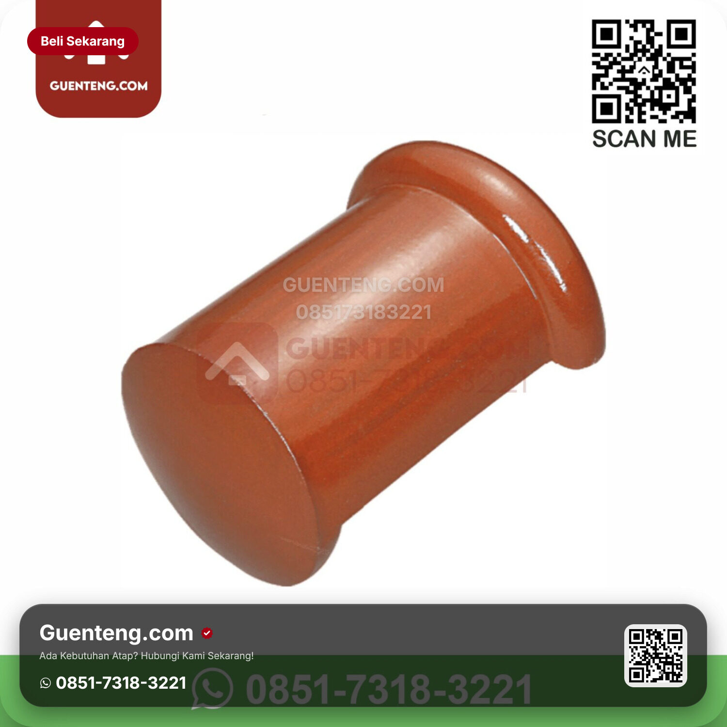 Genteng Keramik Kanmuri – Espanica Aksesoris Genteng Nok Ujung Nok Kanan Kanmuri Espanica Grade 1 Medi Red