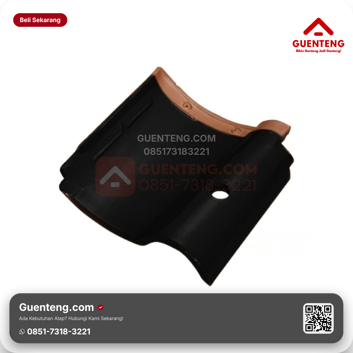 Genteng Keramik Pemanas Air Kanmuri Espanica Aksesoris Diamond Black Grade 1
