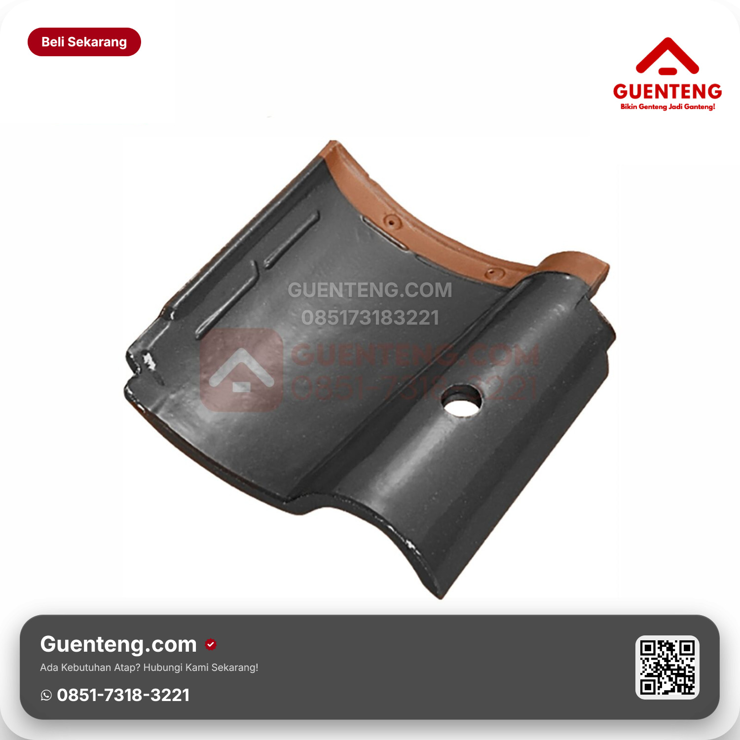 Genteng Keramik Pemanas Air Kanmuri Espanica Aksesoris Medi Grey Grade 2