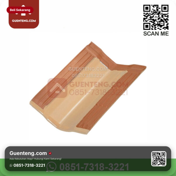 Keramik Kanmuri Kanmuri Espanica Genteng Talang Valley Tile Kanmuri Espanica Medi Magnolia Grade 1 Pcs