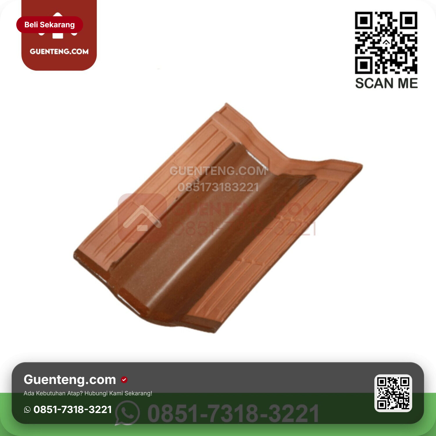 Genteng Keramik Kanmuri – Espanica Aksesoris Genteng Talang/Valley Tile Kanmuri Espanica Grade 1 Natural