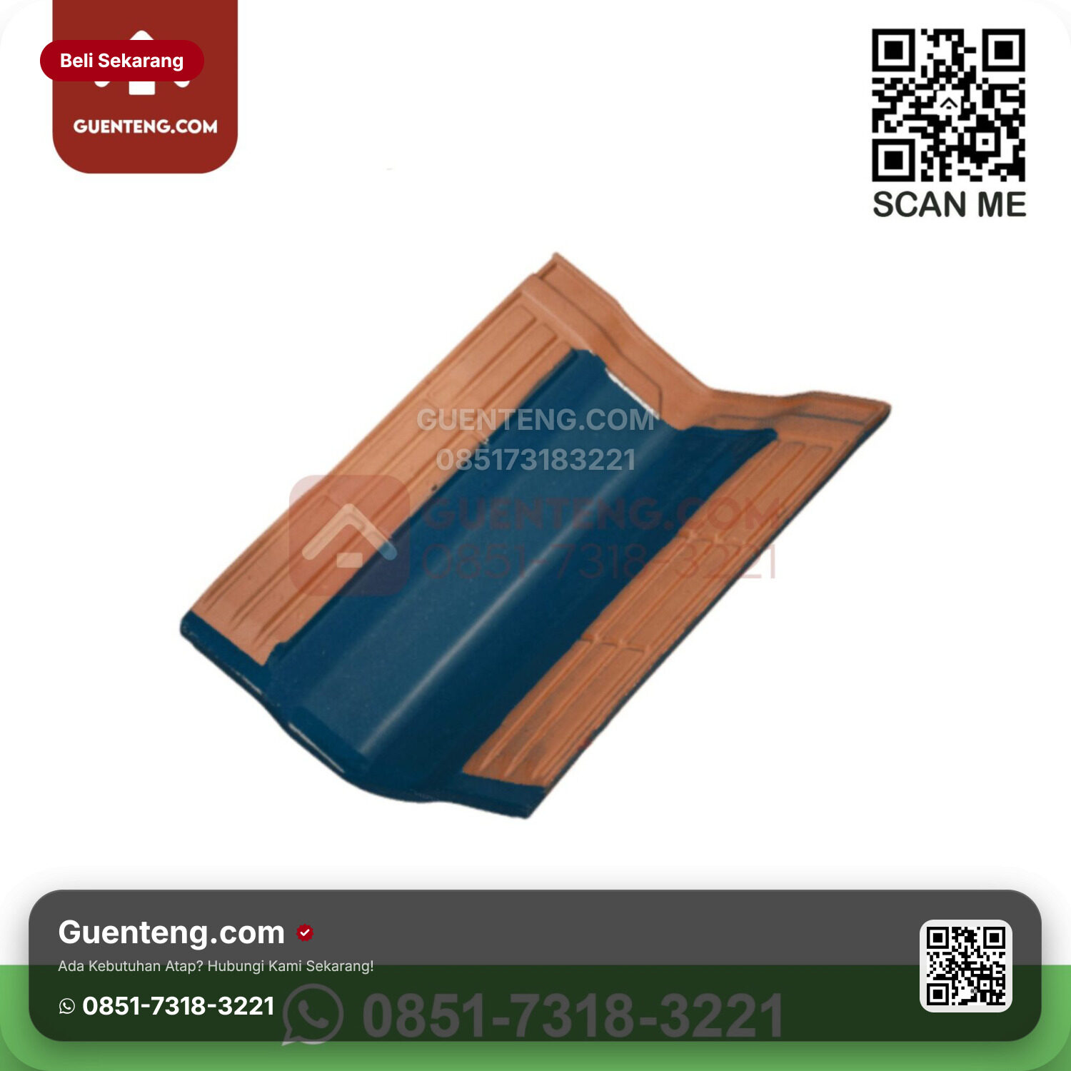 Keramik Kanmuri Kanmuri Espanica Genteng Talang Valley Tile Kanmuri Espanica Tosca Grade 1 Pcs