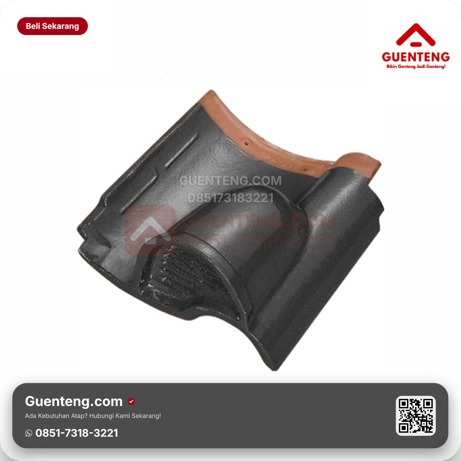 Genteng Keramik Ventilasi Kanmuri Espanica Aksesoris Medi Grey Grade 1