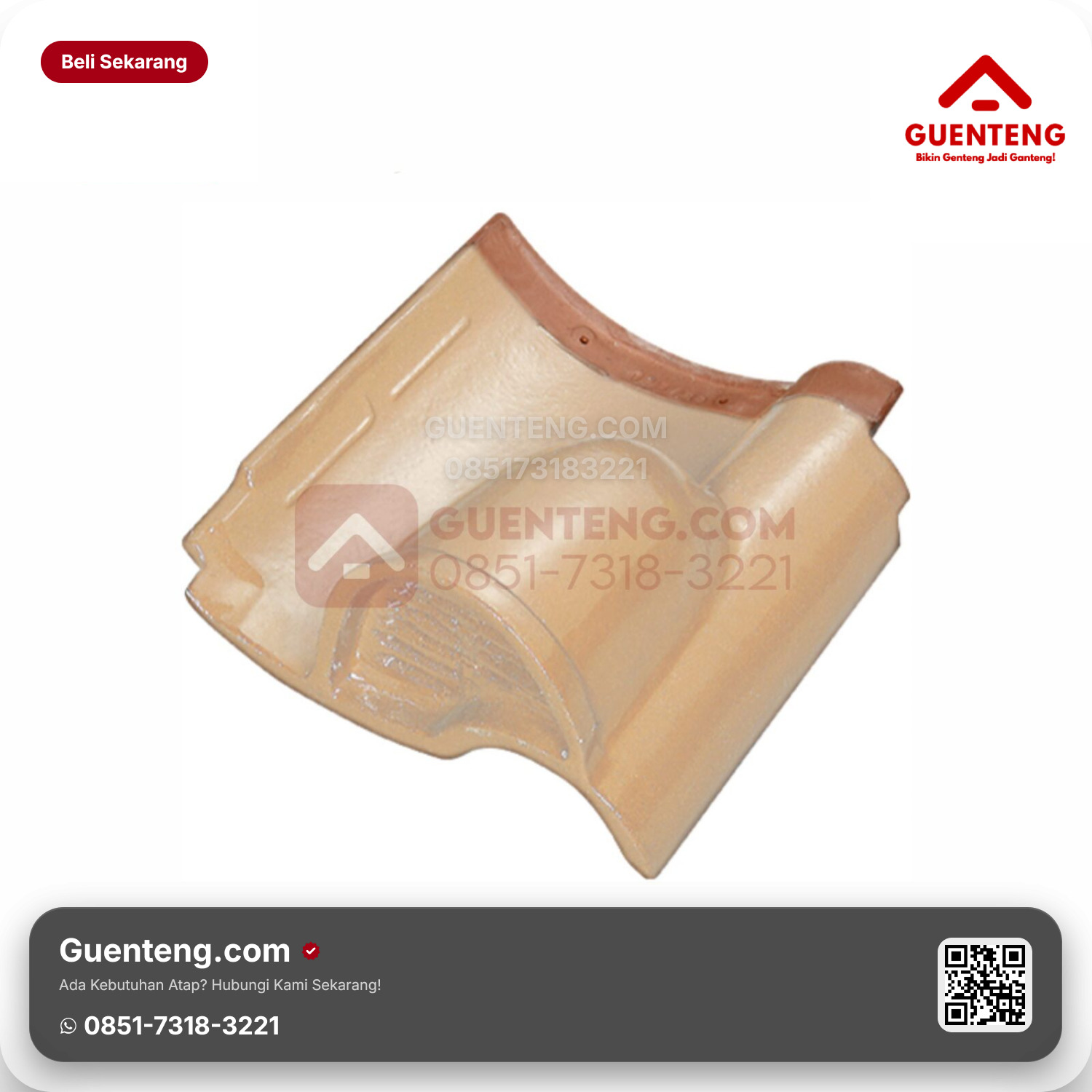 Genteng Keramik Ventilasi Kanmuri Espanica Aksesoris Medi Magnolia Grade 1