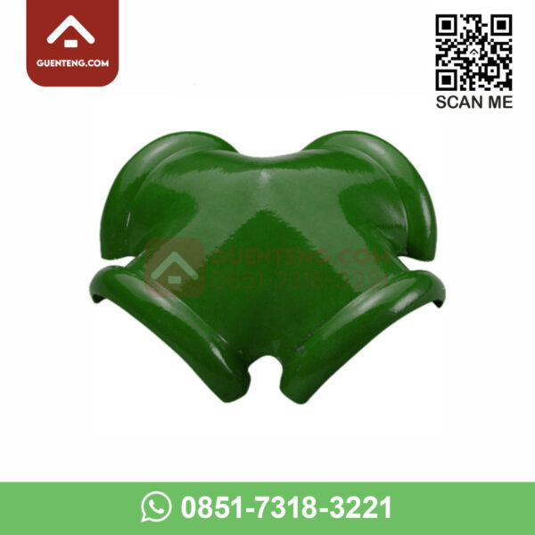 Keramik Kanmuri Kanmuri Espanica Nok 4 Arah Jurai Green Grade 1 Pcs