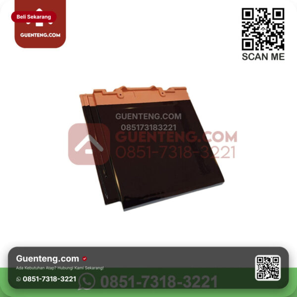 Keramik Kanmuri Kanmuri Full Flat Genteng Nok 3 Arah Kanmuri Full Flat Grade 1 Garnet Pcs