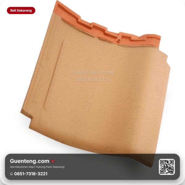 Keramik Kanmuri Kanmuri Full Flat Genteng Nok 4 Arah Penangkal Petir Kanmuri Full Flat Grade 1 Medi Magnolia Pcs