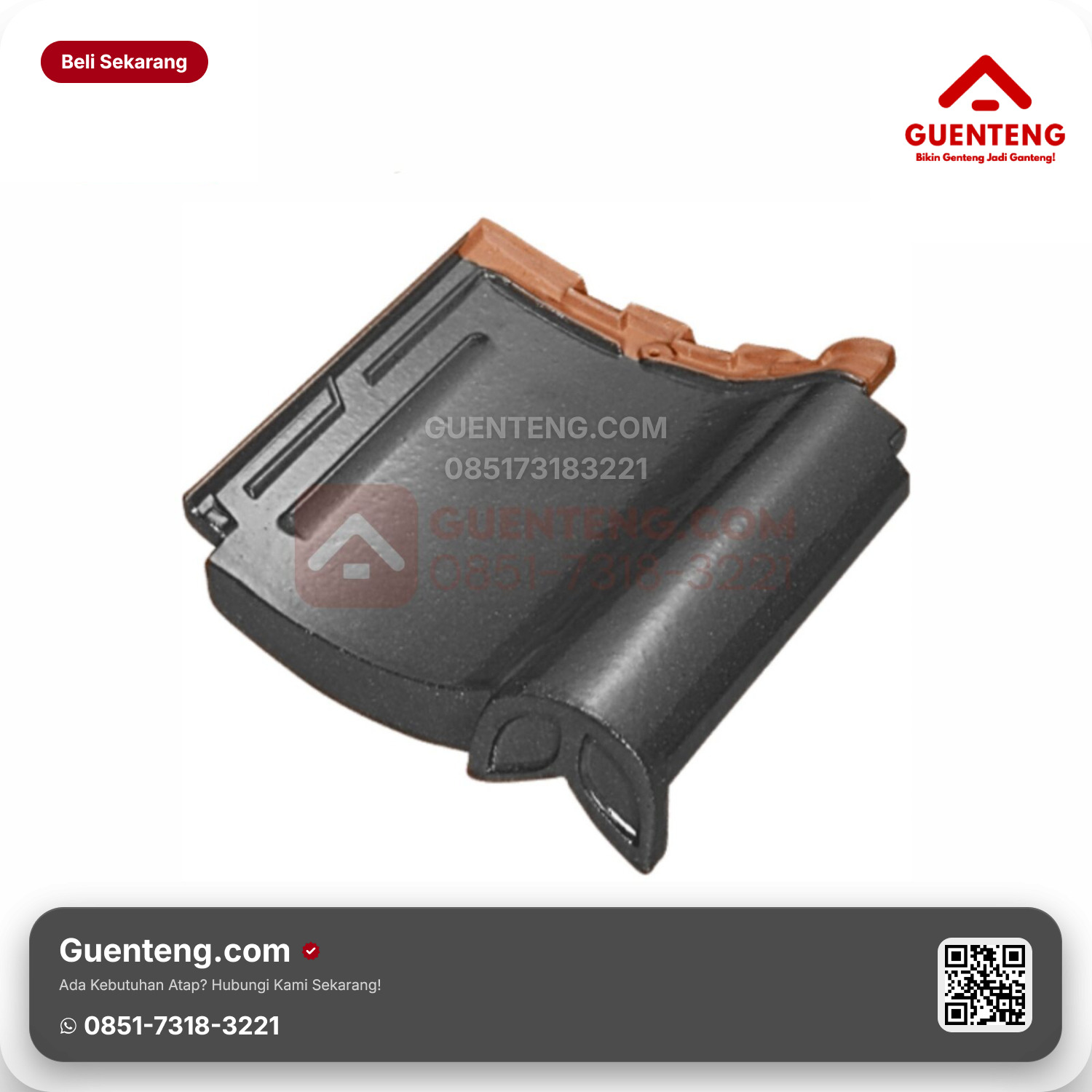 Genteng Keramik Hiasan Akhir Kanmuri Milenio Aksesoris Galaxy Silver Grade 2