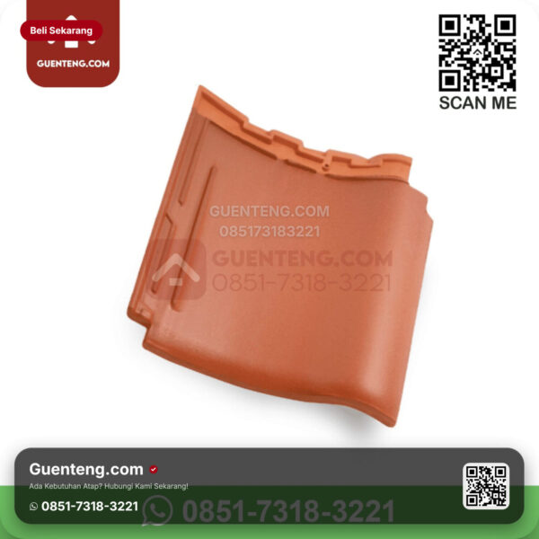 Keramik Kanmuri Kanmuri Milenio Genteng Keramik Kanmuri Milenio Grade 1 Medi Orange Pcs