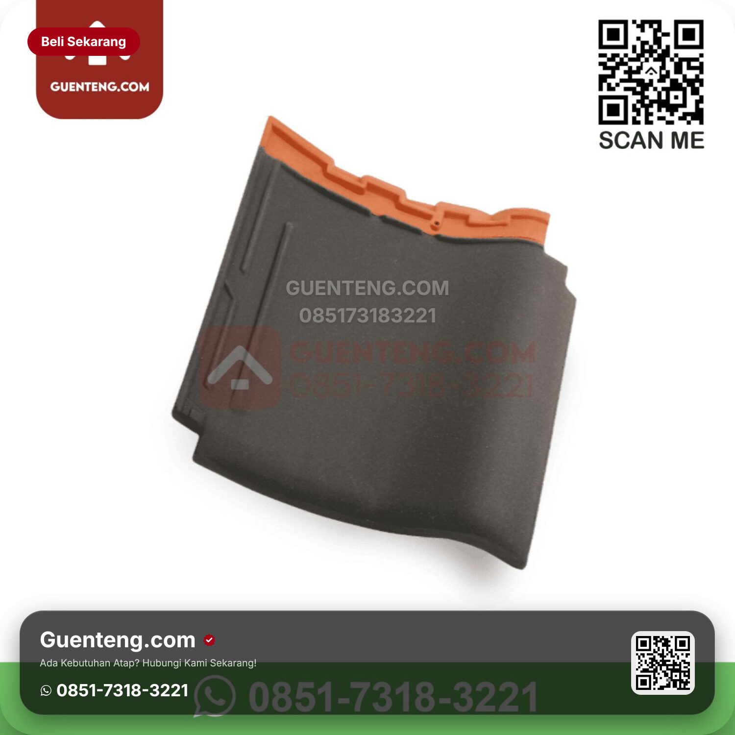 Genteng Keramik Kanmuri – Milenio Genteng Utama Kanmuri Milenio Grade PK Medi Grey