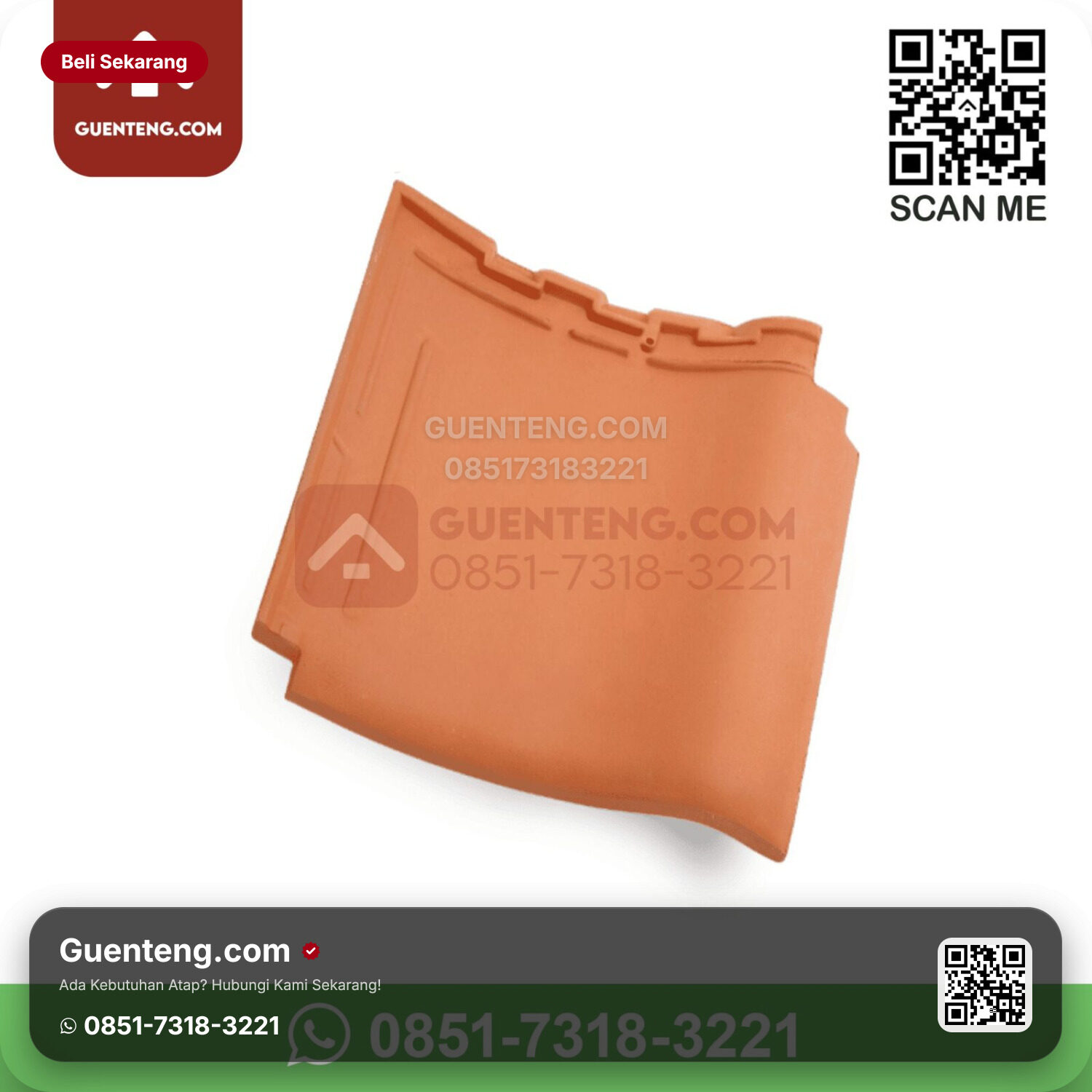 Keramik Kanmuri Kanmuri Milenio Genteng Keramik Kanmuri Milenio Grade Pk Unglazed Pcs