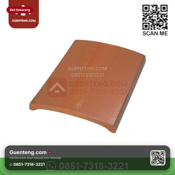 Keramik Kanmuri Kanmuri Milenio Genteng Lapping Tile Kanmuri Milenio Grade 1 Unglazed Pcs
