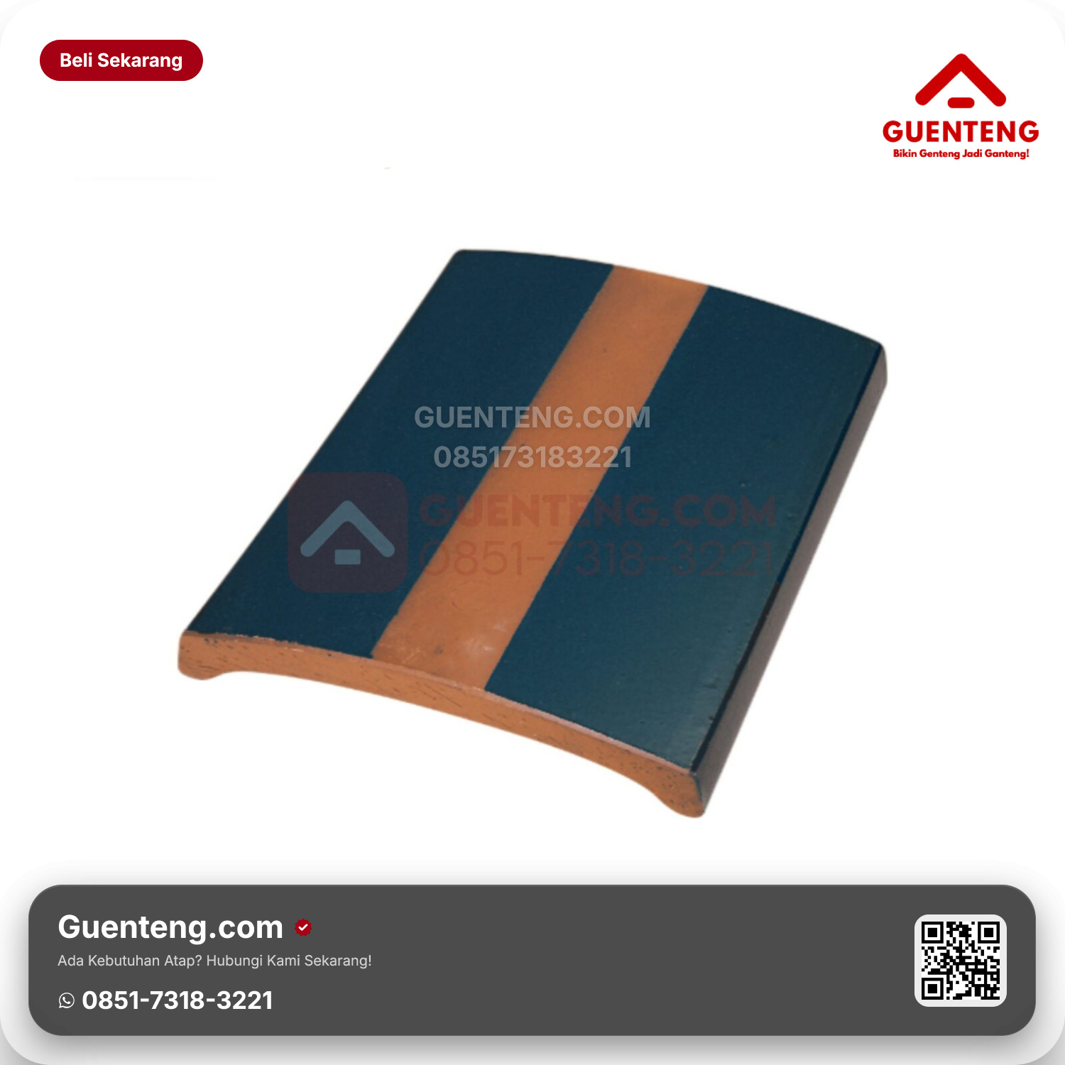 Genteng Keramik Lapping Tile Kanmuri Milenio Aksesoris Tosca Grade 1