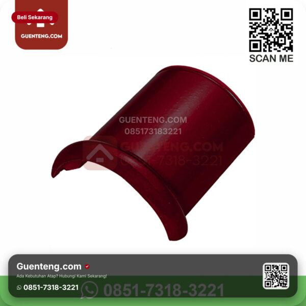 Keramik Kanmuri Kanmuri Milenio Genteng Nok Atas Kanmuri Milenio Grade 1 Maroon Pcs