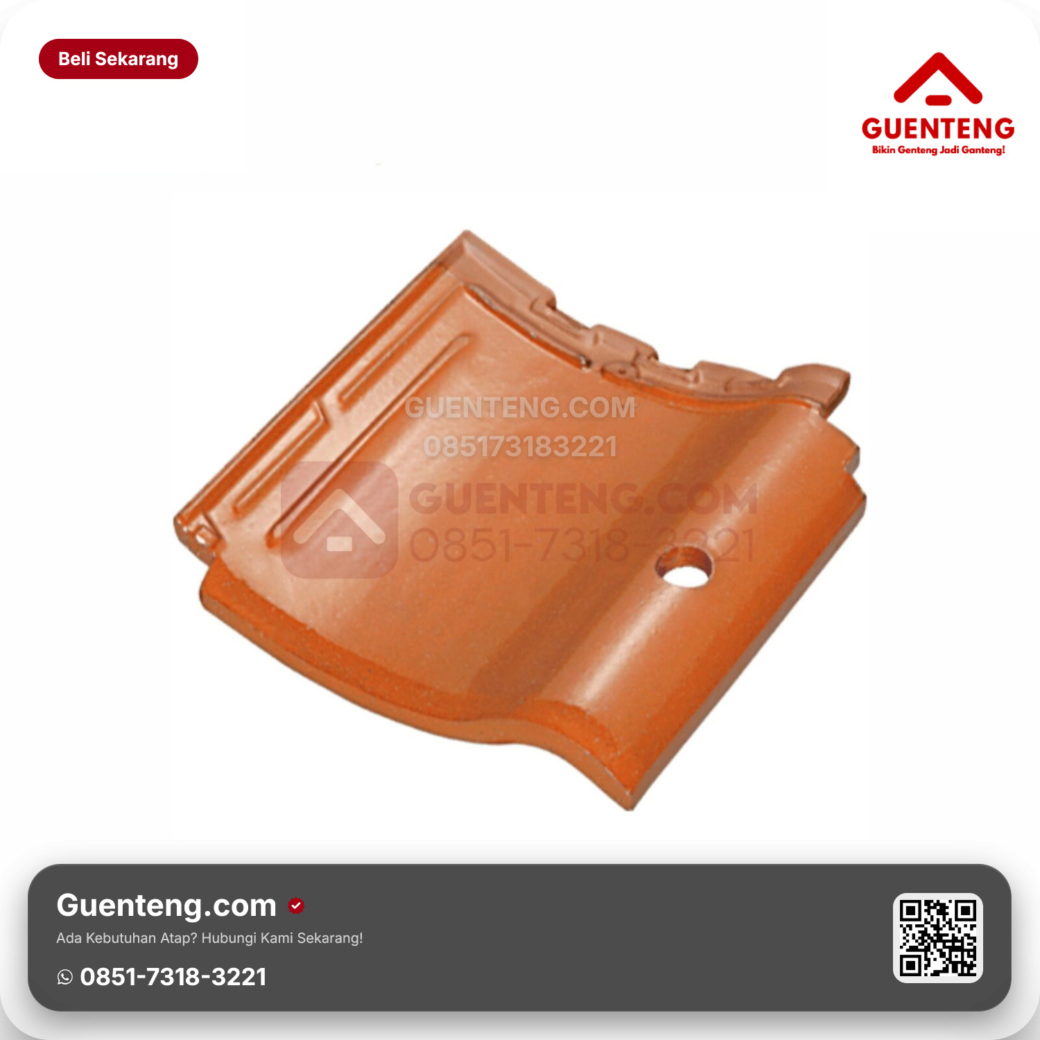 Genteng Keramik Pemanas Air Kanmuri Milenio Aksesoris Unglazed Grade 2