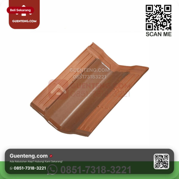 Keramik Kanmuri Kanmuri Milenio Genteng Talang Valley Tile Kanmuri Milenio Grade 1 Natural Pcs