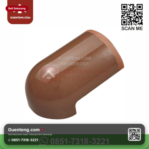 Keramik Kanmuri Kanmuri Milenio Genteng Ujung Jurai Kanmuri Milenio Grade 1 Natural Pcs
