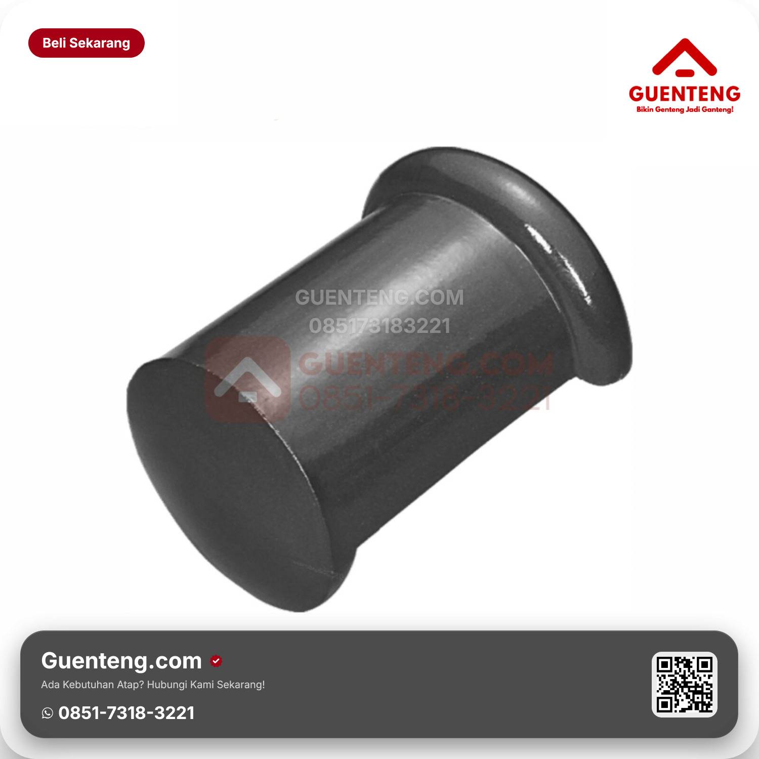 Genteng Keramik Ujung Nok Kanan Kanmuri Milenio Aksesoris Galaxy Silver Grade 1