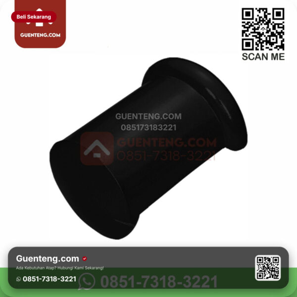 Keramik Kanmuri Kanmuri Milenio Genteng Ujung Nok Kanan Kanmuri Milenio Grade 1 Diamond Black Pcs