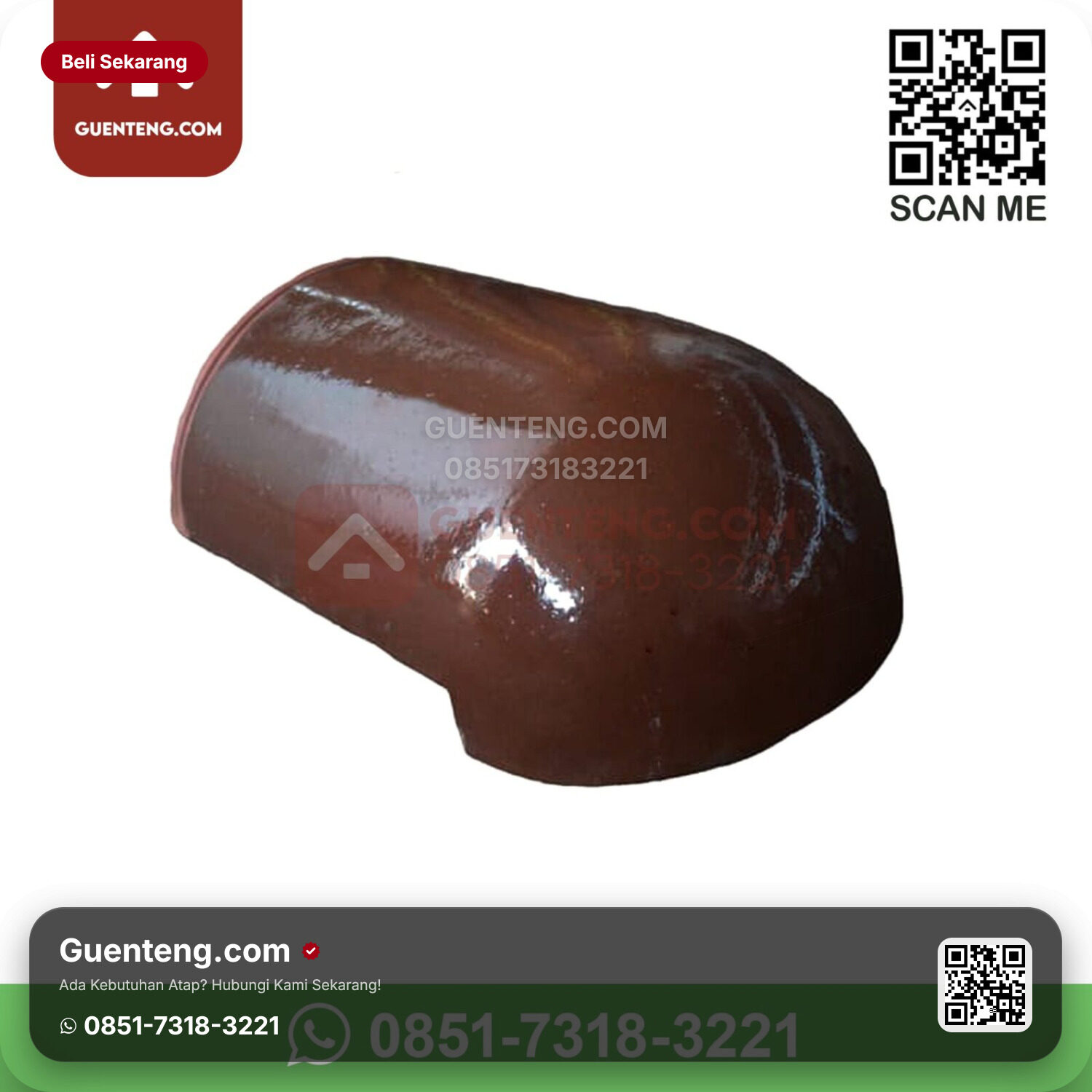 Genteng Keramik KIA – Aksesoris Juray Coco Brown