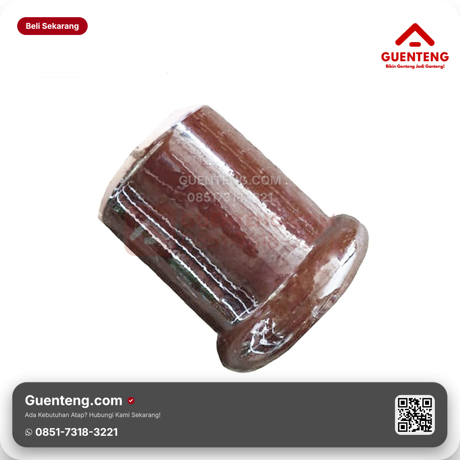 Genteng Keramik KIA Aksesoris Nok Natural Grade 1